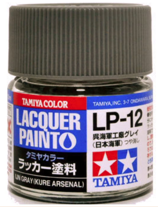 Tamiya Lacquer LP-12 IJN Grey Kure Arsen