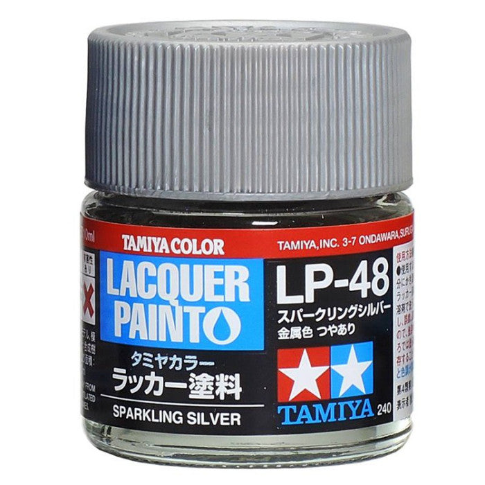 Tamiya Lacquer LP-48 Sparkling Silver