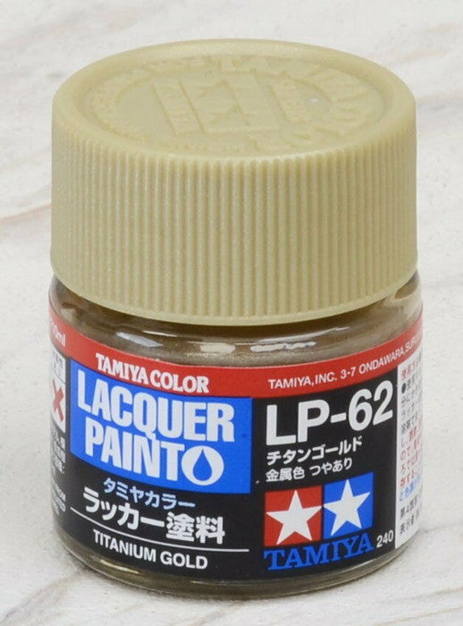 Tamiya Lacquer LP-62 Titanium Gold