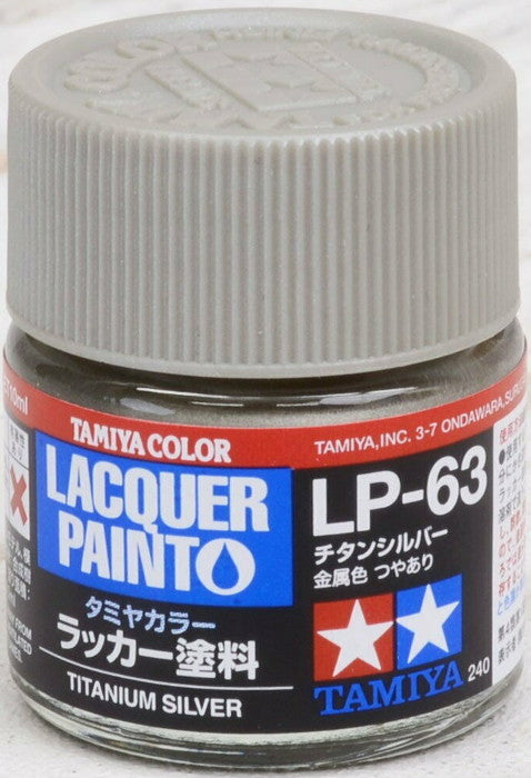 Tamiya Lacquer LP-63 Titanium Silver