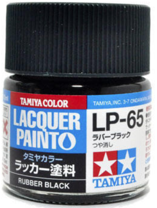 Tamiya Lacquer LP-65 Rubber Black