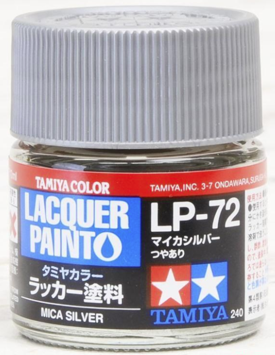 Tamiya Lacquer LP-72 Mica Silver