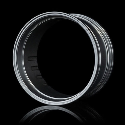 MST 1:10 Flat Silver Offset Changeable Rim (2 pcs)