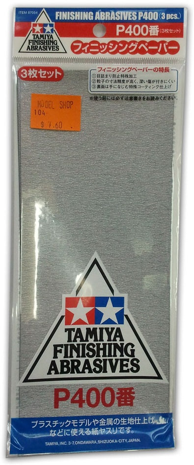 Tamiya Finishing Abrasives P400 (3)