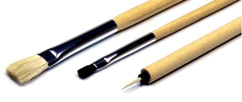 Tamiya Modeling Brush Basic Set (3pcs)