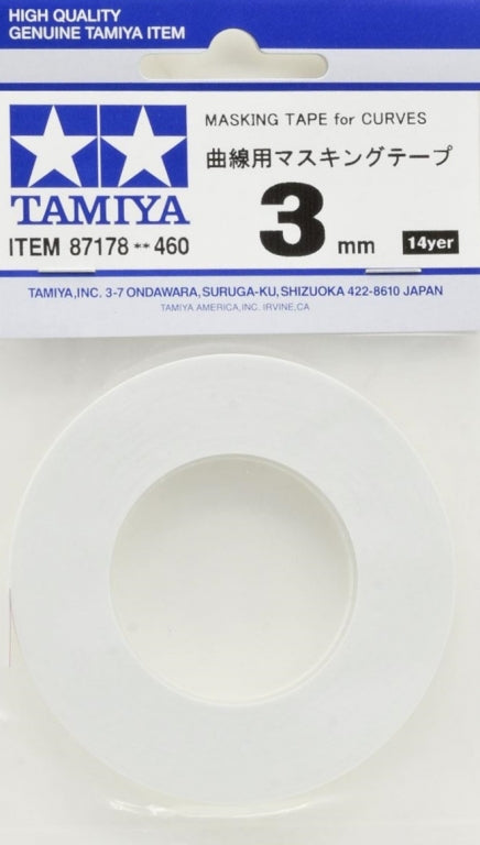 TAMIYA 3mm MASKING TAPE FOR CURVES