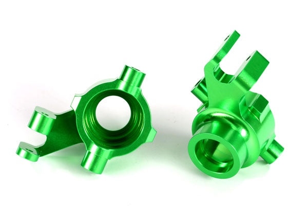 Traxxas 8937G Alloy Steering Blocks Green