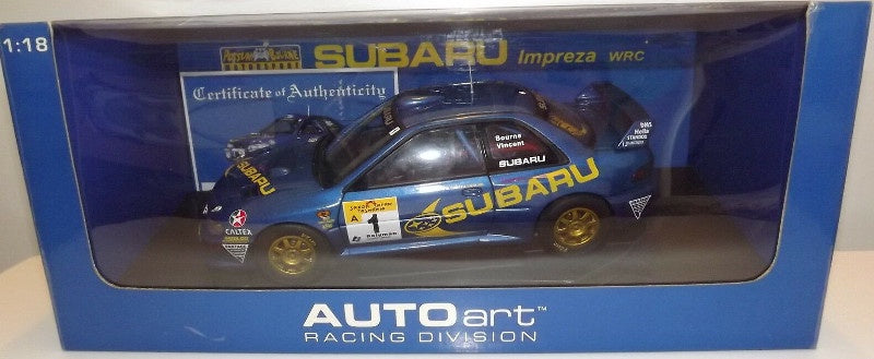 Aa 1:18 Subaru Impreza WRC Saxon Safari P. Bourne