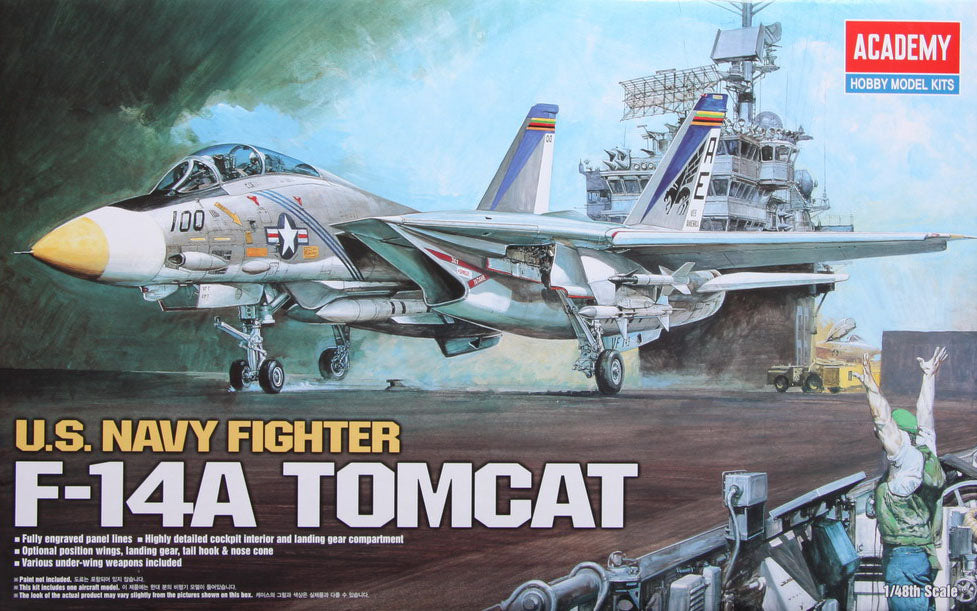Academy 1:48 F-14A US Navy Fighter
