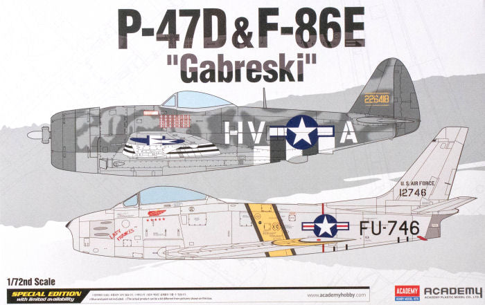 Academy 1:72 P-47D & F-86E Gabreski