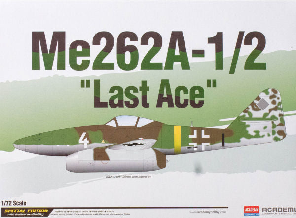 Academy 1:72 ME-262A-1/2 Last Ace