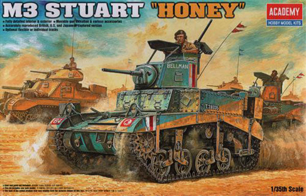 Academy 1:35 US M3A1 Stuart Honey