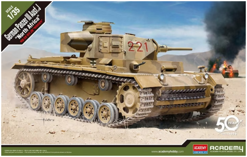 Academy 1:35 Panzer III Ausf. J North Africa