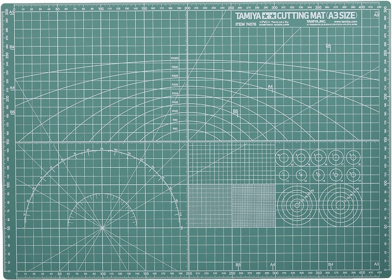 Tamiya Cutting Mat A3 Green