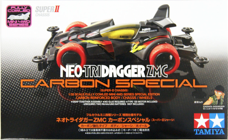 Tamiya Mini 4WD Neo-Tridagger ZMC Carbon