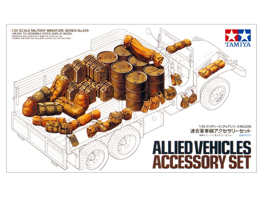 Tamiya 1:35 Allied Vehicles Accessory Set