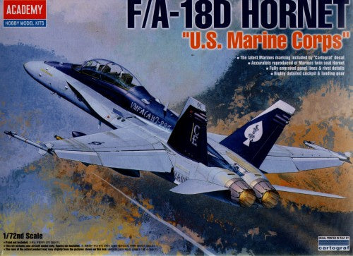 Academy 1:72 McDonnell-Douglas F/A-18D Hornet 'US Marines' (twin-seat)