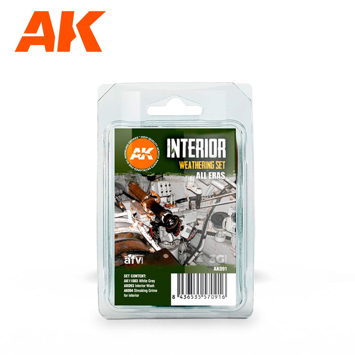 AK Interactive INTERIOR WEATHERING SET