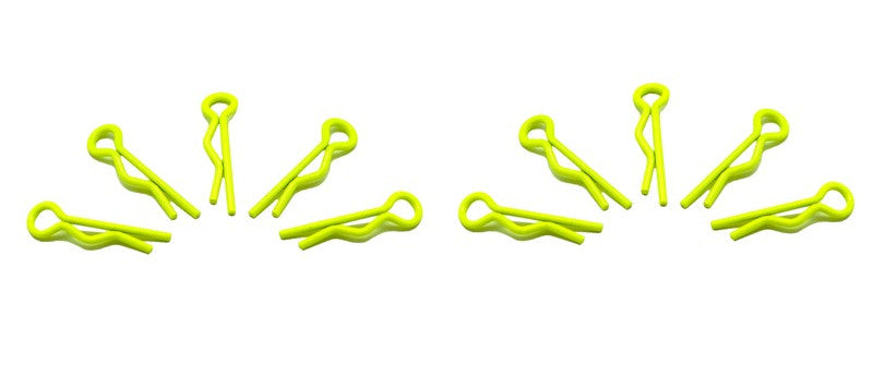 Arrowmax Body Clip 1/10 Fluorescent Yellow (10)