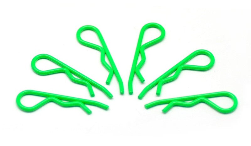 Arrowmax Body Clip 1/8 Fluorescent Greeen (6)