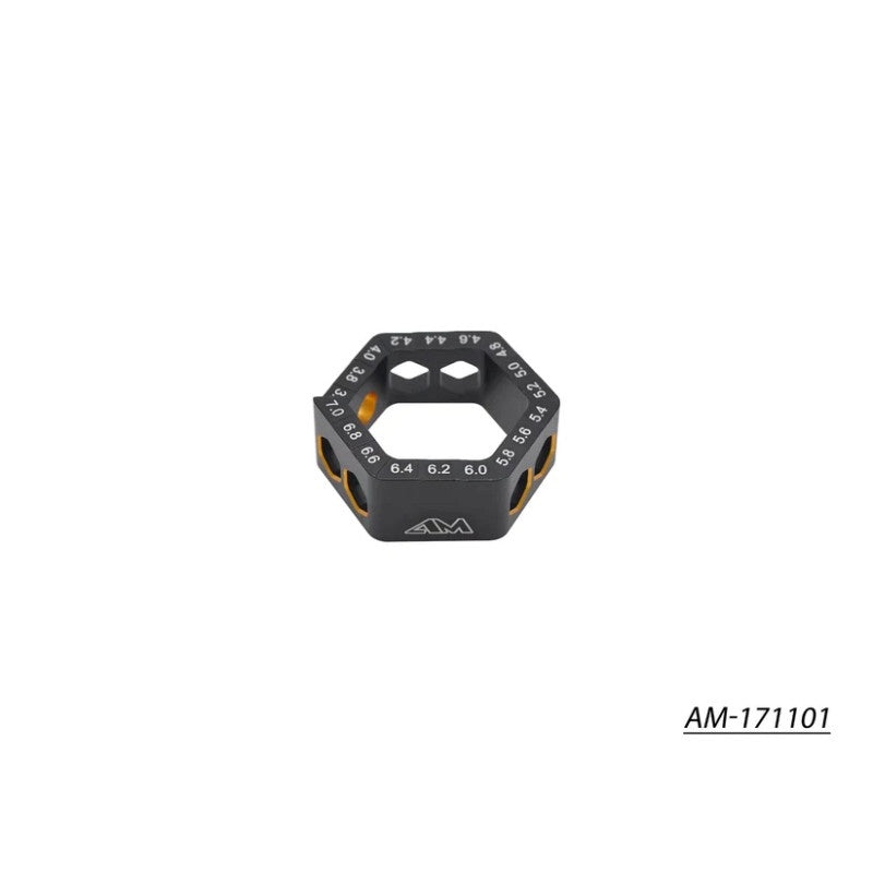 ArrowMax Droop Gauge 3.6-7.0MM (0.2MM) Black Golden