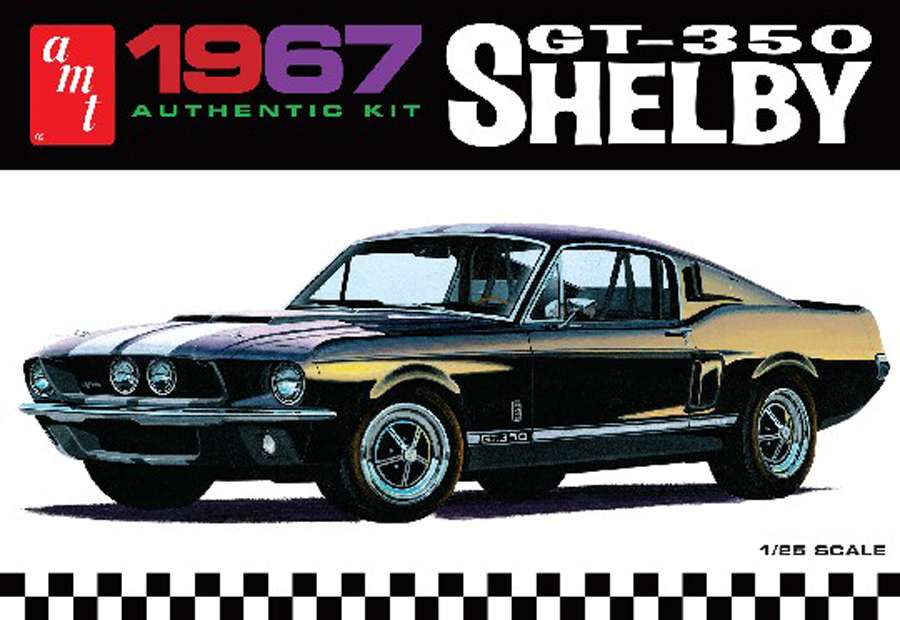 AMT 1:25 '67 Mustang GT350 Shelby White