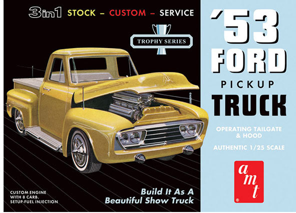 AMT 1953 Ford Pickup Truck 3n1