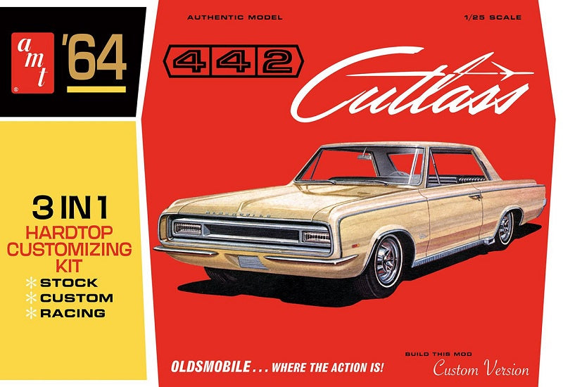 AMT 1:25 1964 Olds 442 Cutlass H/T 3n1