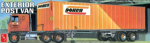 AMT 1:25 Fruehauf 40' Exterior Post Trailer DOHRN