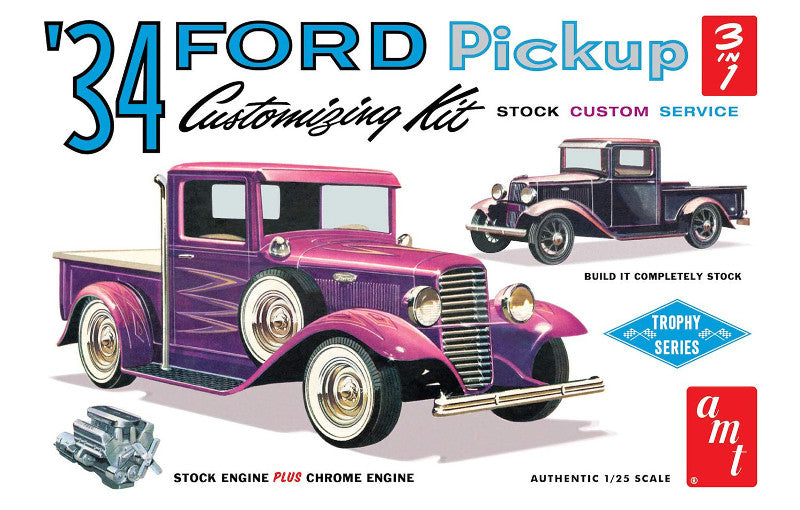AMT 1:25 34 Ford Pickup Customising Kit