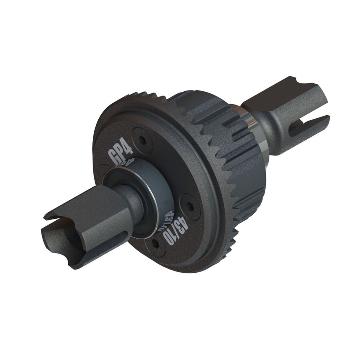 Limited Slip F/R Diff Set GP4 5mm 10k (Upgrade requires ARA310979)