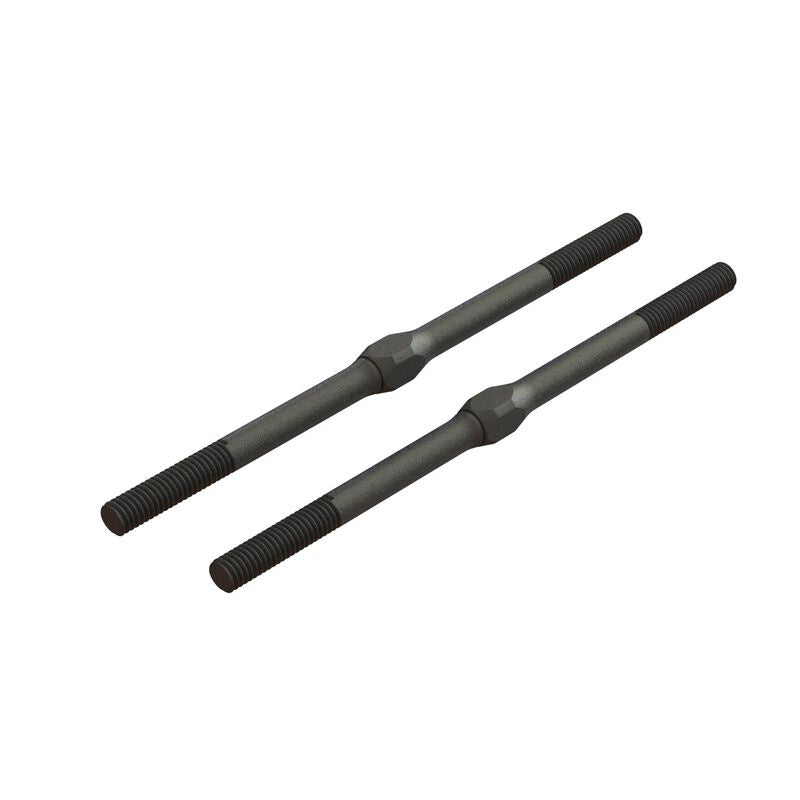 Arrma Steel Turnbuckle M4x85mm Black Complete (2)