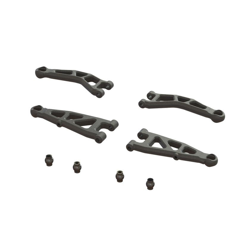 FRONT SUSPENSION ARM SET A - GROM