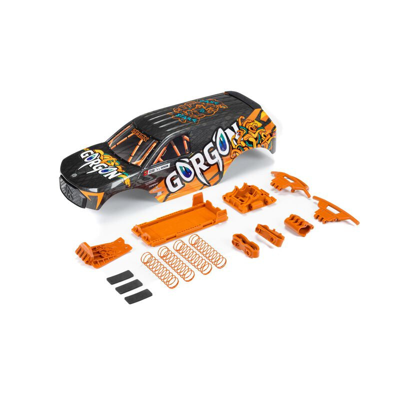 Arrma Gorgon Orange Body Set Complete
