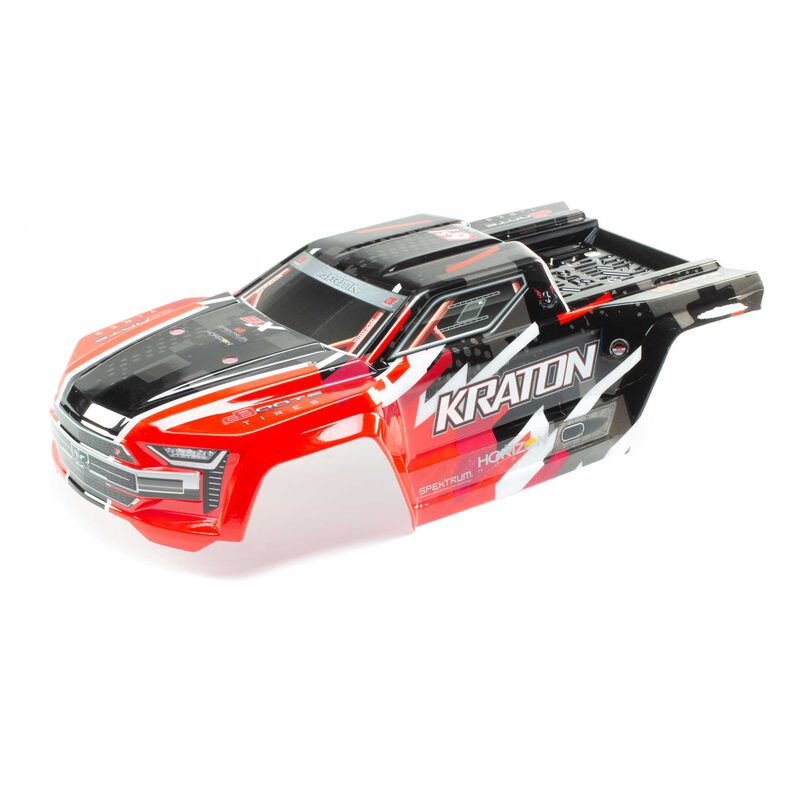 Kraton 6S BLX Painted Decaled Trimmed Body (Red) by ARRMA