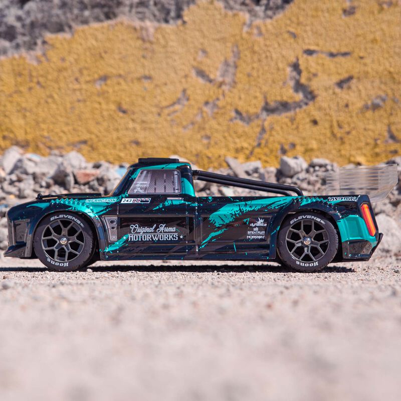 Arrma 1/8 INFRACTION 4X4 3S BLX Resto-Mod Truck Black/Teal