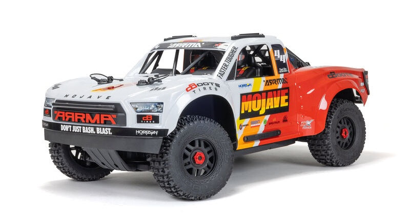 Arrma 1/8 MOJAVE 4X4 4S BLX Desert Truck RTR, White