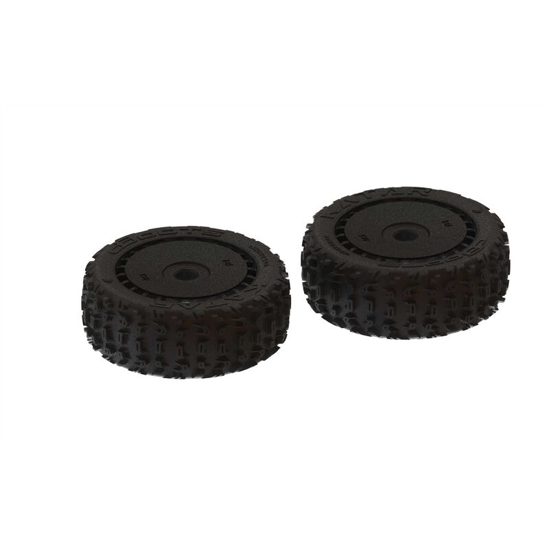 dBoots 'Katar B 6S' Tire Set Black - Pair (Replaces ARAC9439)