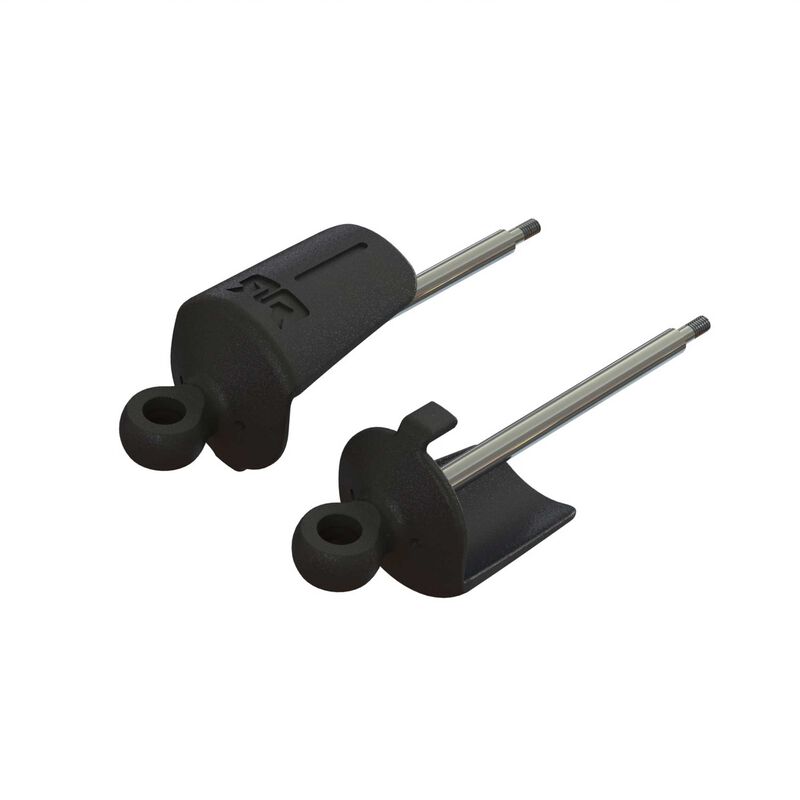 AR330527 Shock Shaft Eyelet/Spring Perch Set RR(2) suits 4S Kraton & Outcast by ARRMA