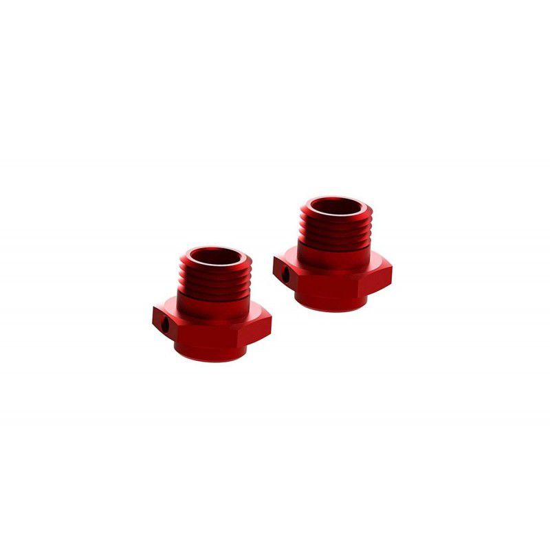 Arrma 17mm Wheel Hex Alum Red (2)
