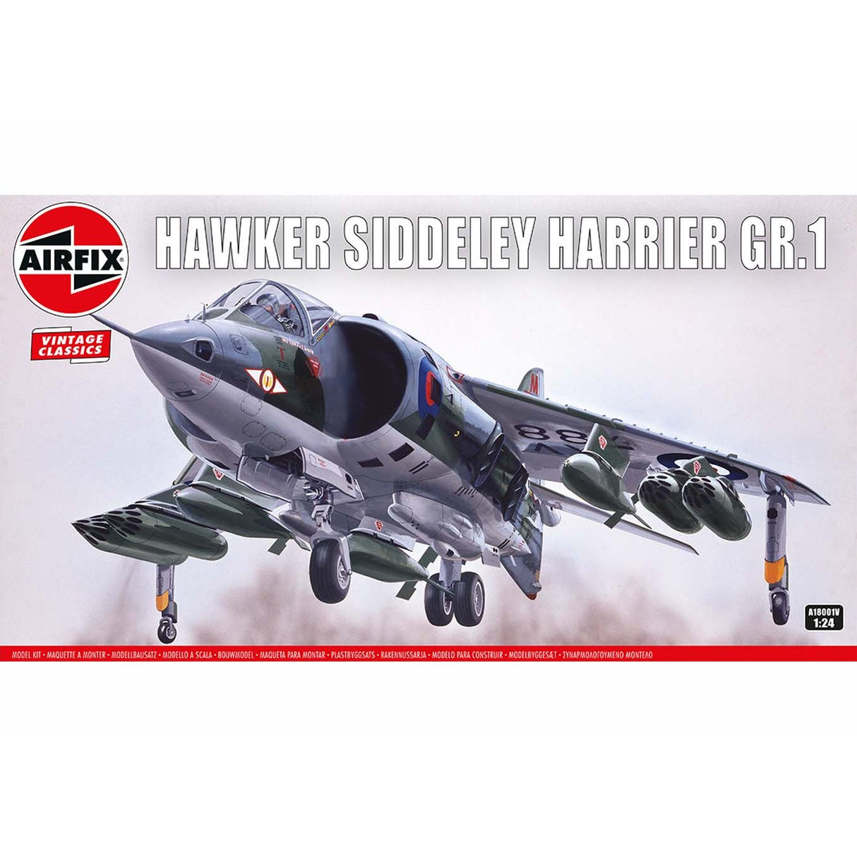 Airfix 1:24 Hawker Siddeley Harrier GR.1