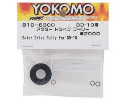 Yokomo B10-630O Aluminum outer drive pulley for BD10