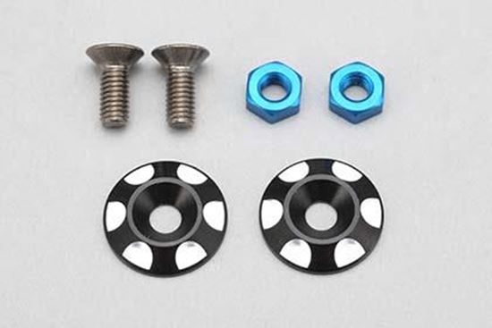 YOKOMO B7-110 Alum.Wing Mount Plate (bla