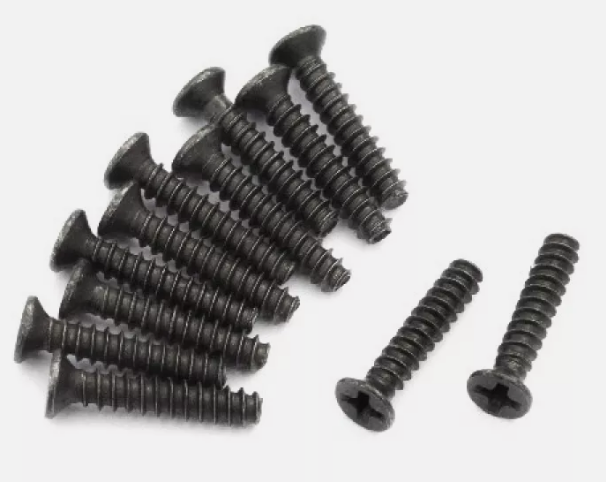 Blackzon 2.3x12mm Coarse Thread Countersunk Head Screw