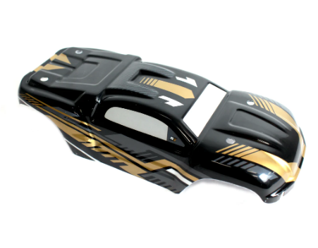 Blackzon Slyder Body; ST; Black/Gold