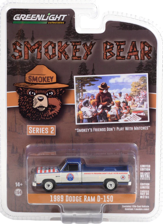 GL 1:64 1989 Dodge Ram D-150 Smokey Bear