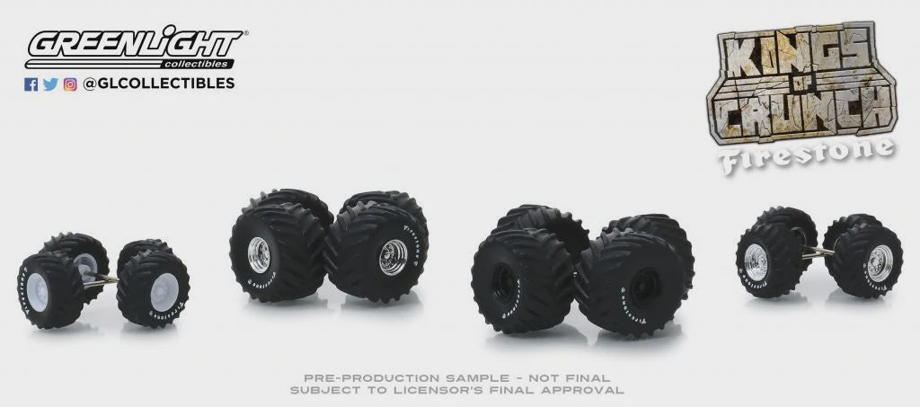 GL 1:64 Kings Of Crunch Wheel & Tyre Pack
