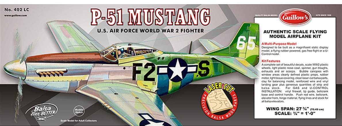 Guillows 1:16 P-51D Mustang