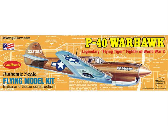 Guillows P-40 Warhawk "Flying Tiger"