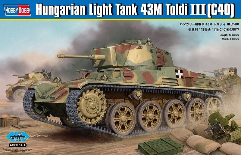 HB 1:35 Hungarian Light Tank 43M Toldi III (C40)